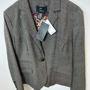 Jules & Leopold Gray Plaid Blazer